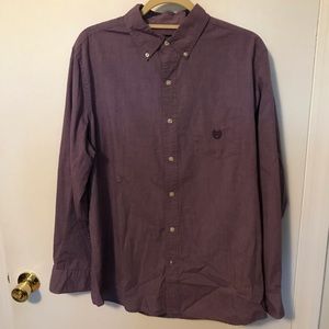 Chaps purple dress shirt